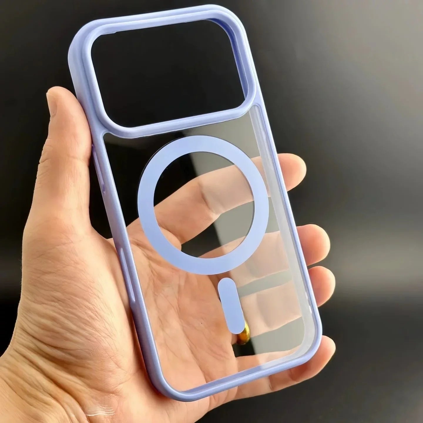 Luxury For Magsafe Phone Case For iPhone 17 Air 17 16 15 14 Plus 13 12 11 Pro Max 17 Pro Original Transparent Acrylic Back Cover