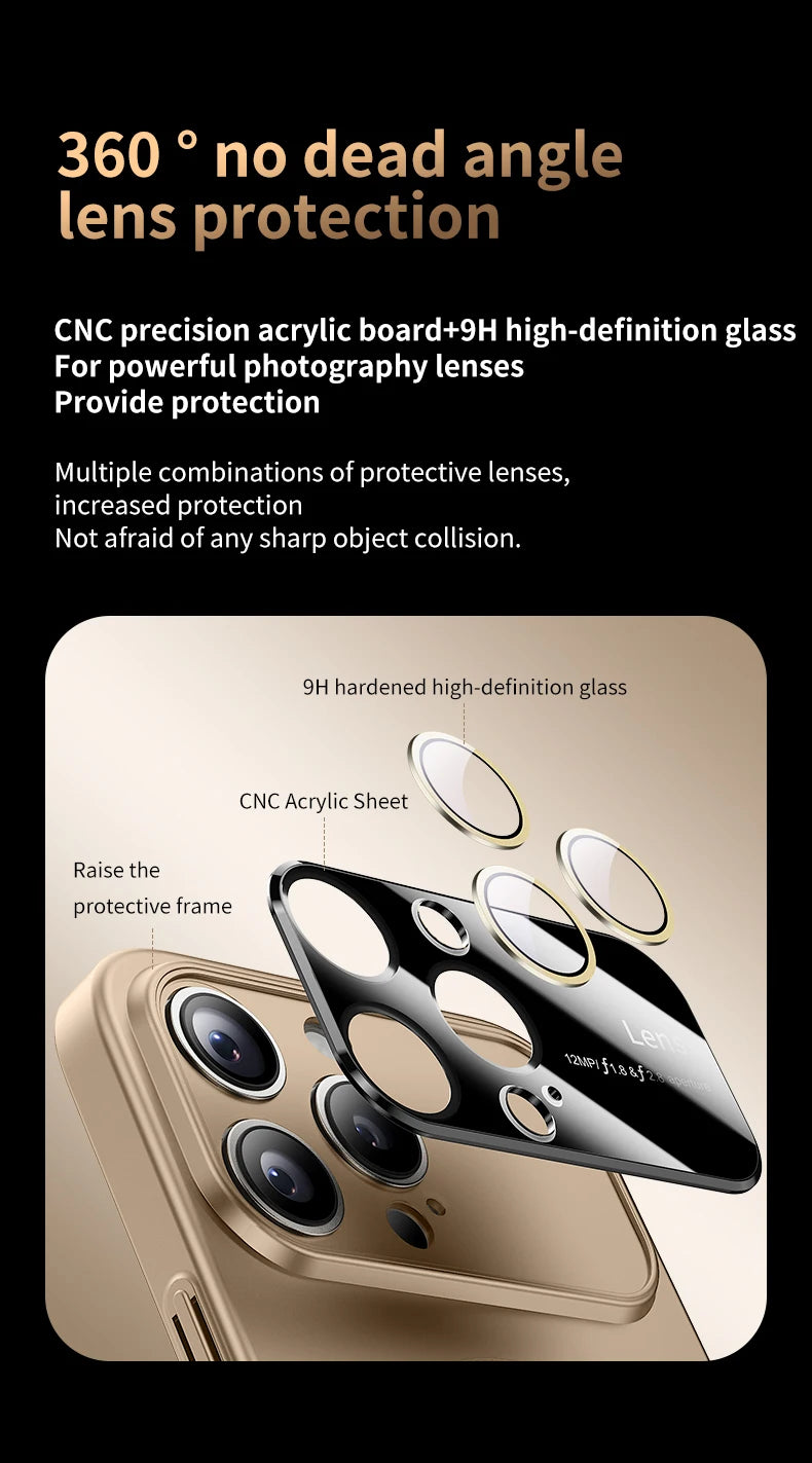 Coque MagSafe Luxe – Protection Caméra Renforcée | iPhone 15, 16, 17 Pro Max