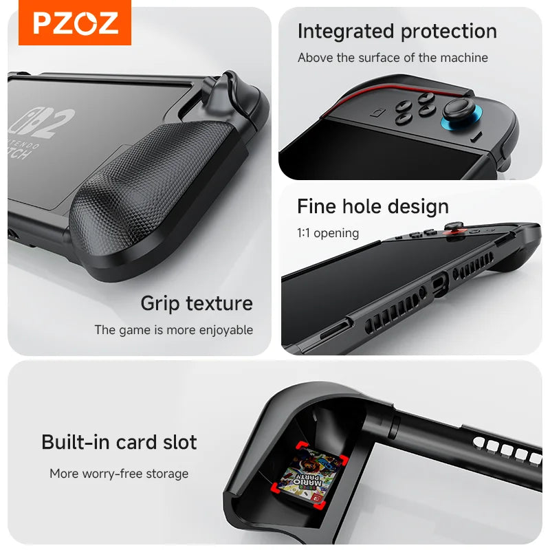 PZOZ For Nitendo Switch 2 OLED case protection switch2 shell Protective dock cover carrying case Storage bag accessories