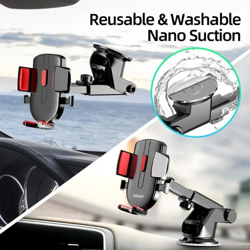 Support Téléphone Voiture 360° Ventouse | Bras Télescopique | NOVACASE