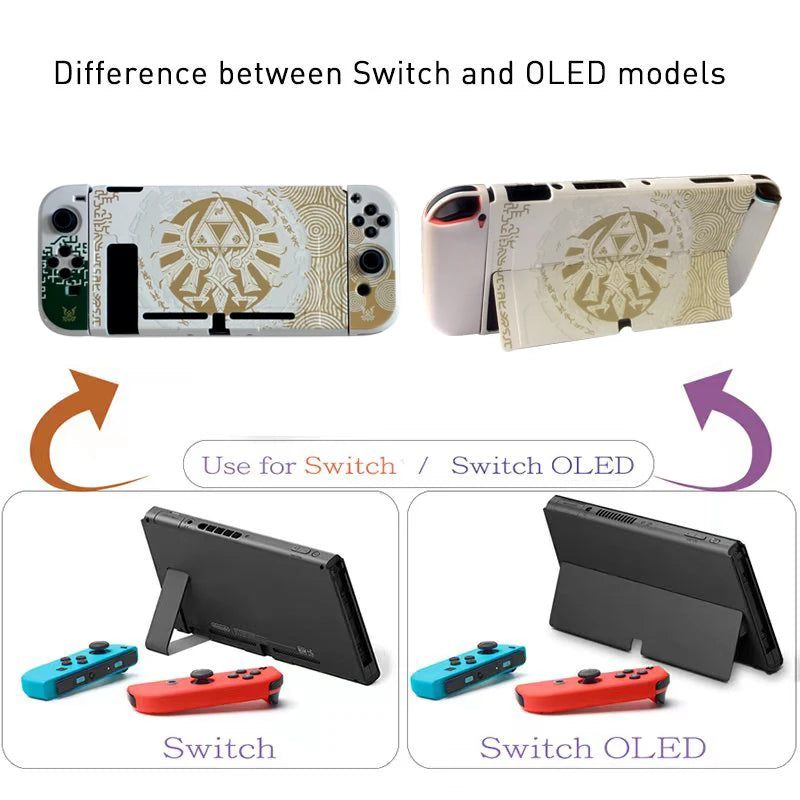 For NS Switch OLED Case Shell Cover Skin ZD Portable Waterproof Hard Protective Storage Bag For NS Switch Game Accessories