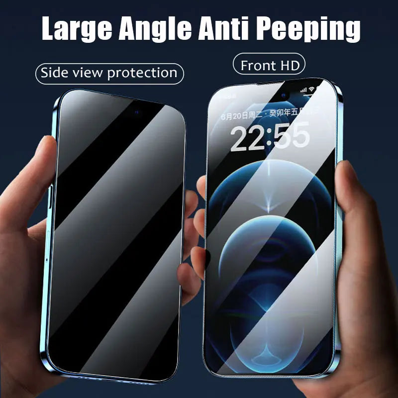 Verre Trempé Anti-Espion iPhone — Protection Privée Novacase