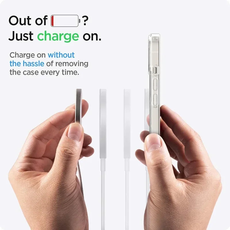 Magnetische transparente iPhone-Hülle – MagSafe-kompatibel