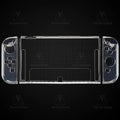 Switch Oled Transparent Protective Case Full Coverage Shockproof Anti-Scratch Non-Slip Premium Durable Detachable TPU Soft Shell