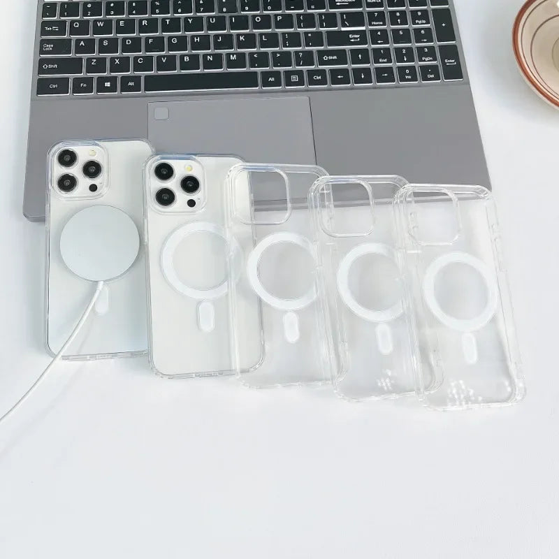 Magnetische transparente iPhone-Hülle – MagSafe-kompatibel