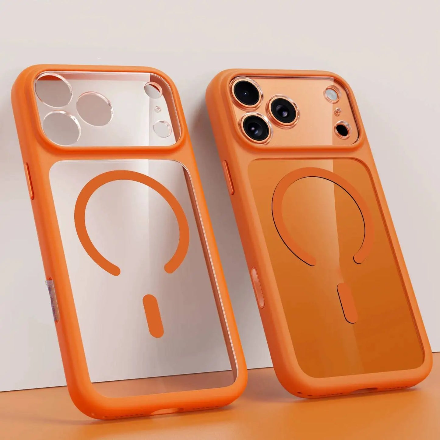 Coque MagSafe Transparente Acrylique – Compatible iPhone 13 à 17 Pro Max | Protection Caméra Anti-Choc