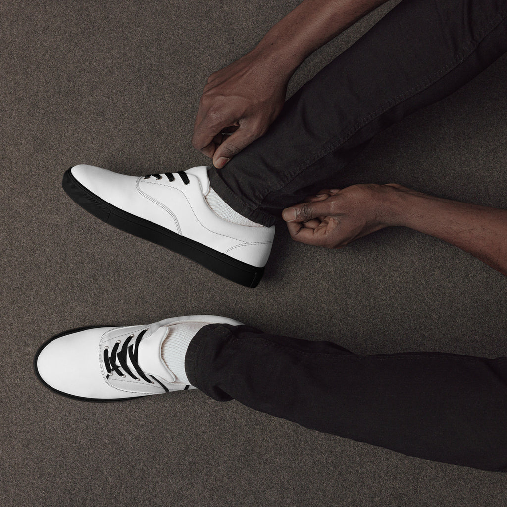 Men’s lace-up canvas shoes - ACCESSOIRES SMARTPHONE